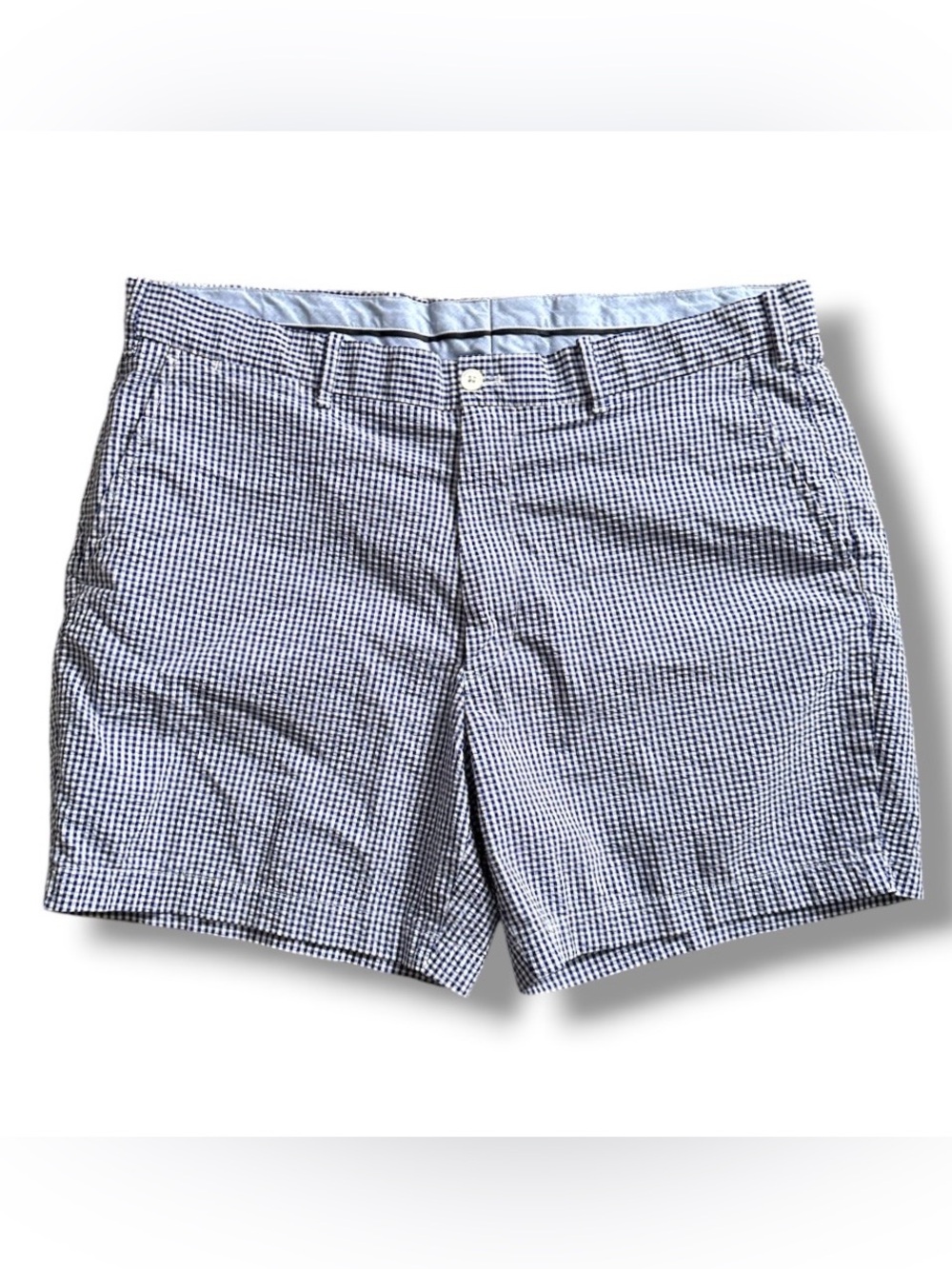Polo Golf Ralph Lauren Classic Fit Blue Gingham Shorts Men’s Size 36 Preppy 90s
